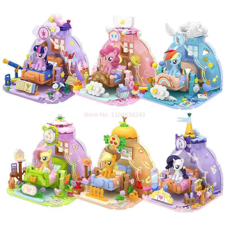 Bandai My Little Pony Mini Bricks Montage Spielzeug für Kinder, Bunt / Mehrfarbig - Bild 6