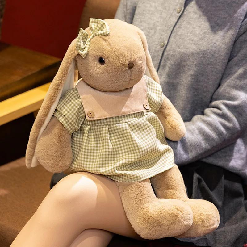 Süßer Mu Cheng Plüschtier Hase mit Kleid Puppe 45cm - Bild 5