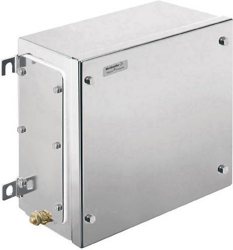 Weidmüller KTB FS 262615 S4E2 Gehäuse aus Edelstahl in Silber, B/T/H: 26,0 x 26,0 x 15,0 cm - Bild 1