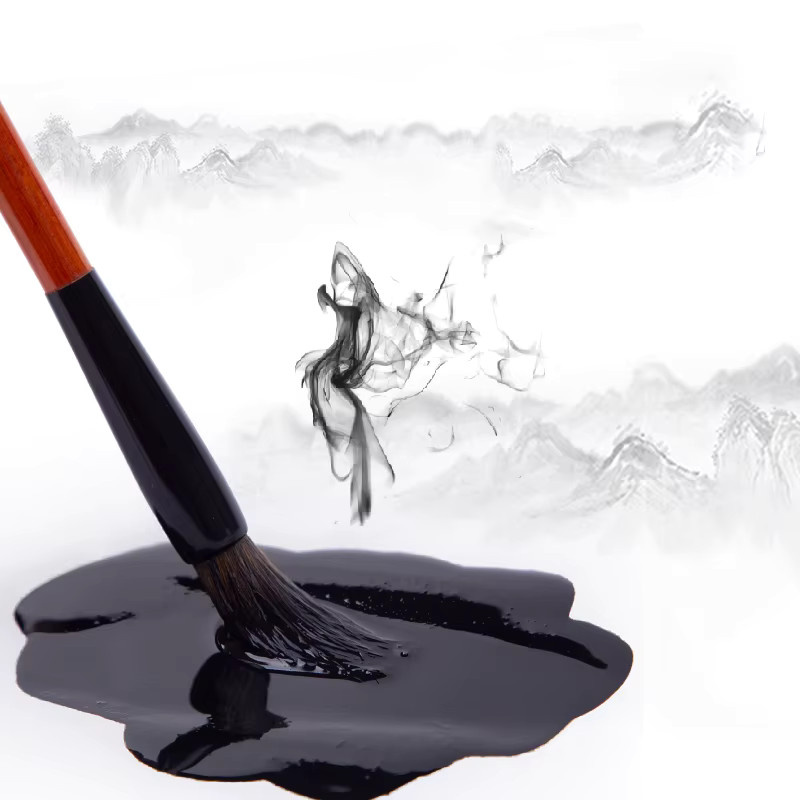 M&G Kalligraphie-Tinte Schwarz für Pinsel und chinesische Malerei, 100 g - Bild 4