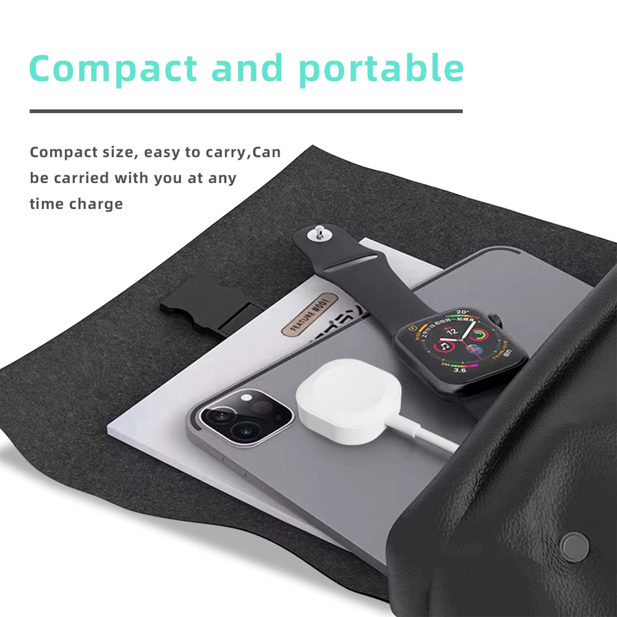 USB-A Smartwatch Ladegerät in Weiß kompatibel mit Apple Watch Series 10, 9, Ultra 2, 8, 7, 6, 5, 4, 3, 2, SE und 1 - Bild 4