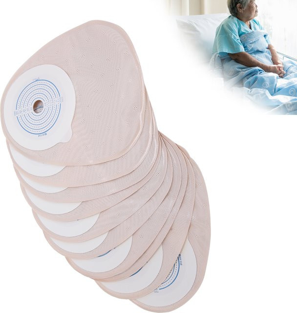 TMISHION Einweg-Kolostomiebeutel, Ileostomiebeutel, 10 Stück, Unisex - Bild 1