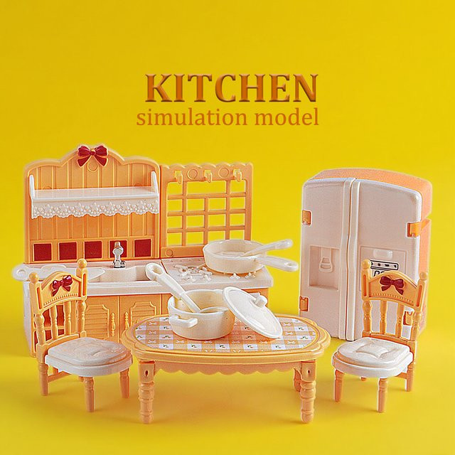 MSFTOYS Puppenhaus Multi Color Theme Möbel Modell, Miniatur, Bunt / Mehrfarbig, Kunststoff - Bild 1