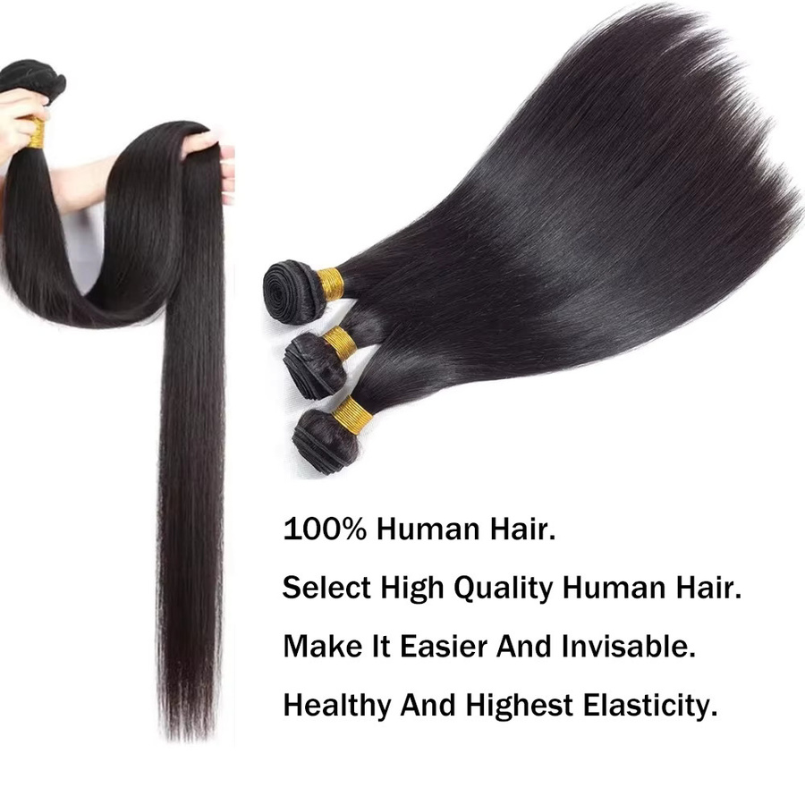 Newmi Brasilianische Haar Extensions, 1 Bundle, 100% Echthaar, Gerade - Bild 3