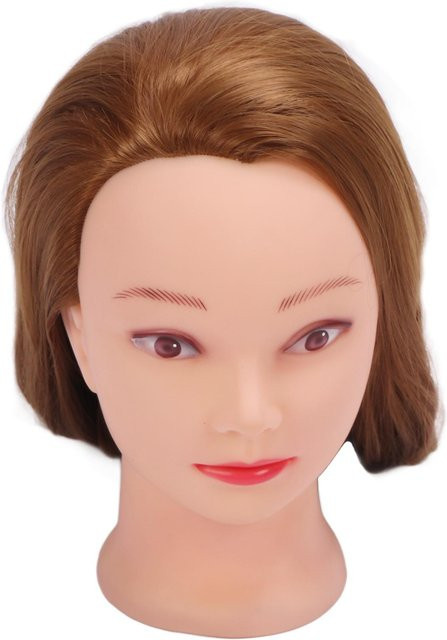 FunCouples Übungskopf für Friseur Styling Training, beige - Bild 1
