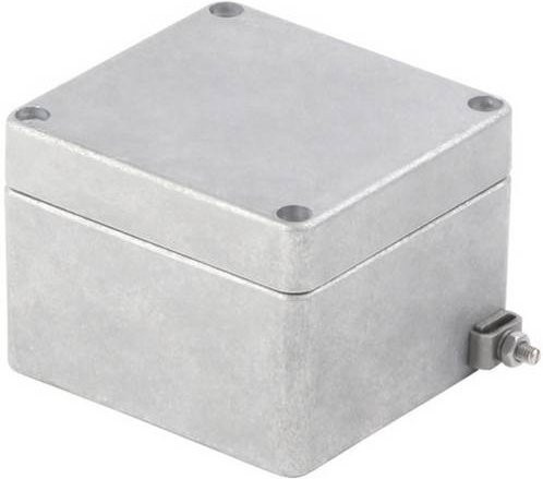 Weidmüller Universal-Gehäuse K 52 EX/KEMA M4 E-STUD 9526950000 in Silber Aluminium, B/T/H: 160 x 160 x 91 mm - Bild 1