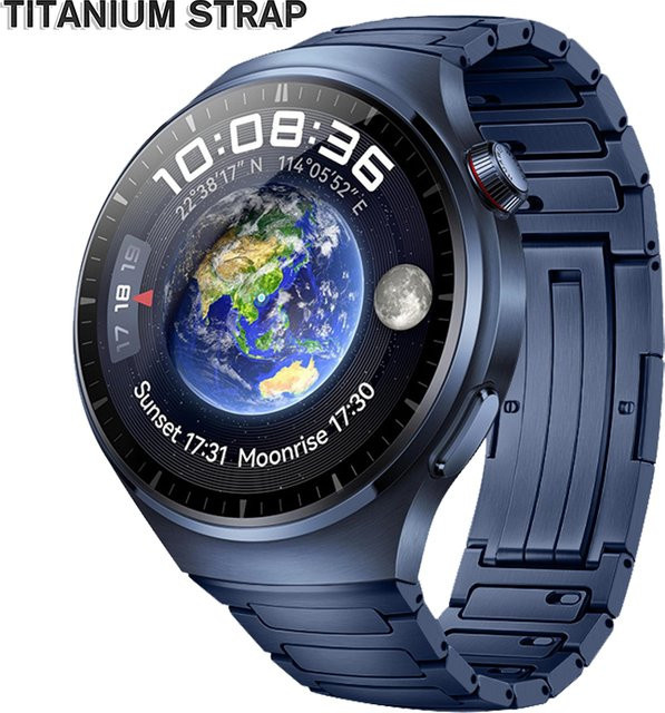 CAOWTAN Uhrenarmband Titanlegierung, Schwarz, Unisex - Bild 1