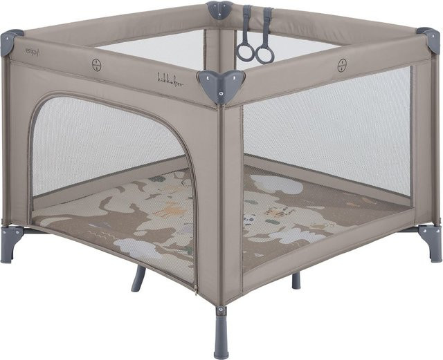 Kikka boo Laufstall Enjoy Matratze mit Reißverschluss und Hängegriff in Beige - Bild 1