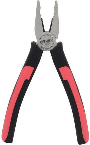 KS Tools SlimPOWER Kombizange aus Stahl, Schwarz, Länge: 160 mm - Bild 1