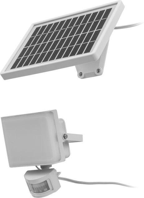 LIVARNO LED-Solarstrahler mit Bewegungsmelder in Weiß - Bild 1