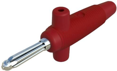 Hirschmann Test & Measurement Buela 300 K Büschelstecker, gerade, Farbe: Rot, Stift-Ø: 4mm - Bild 1