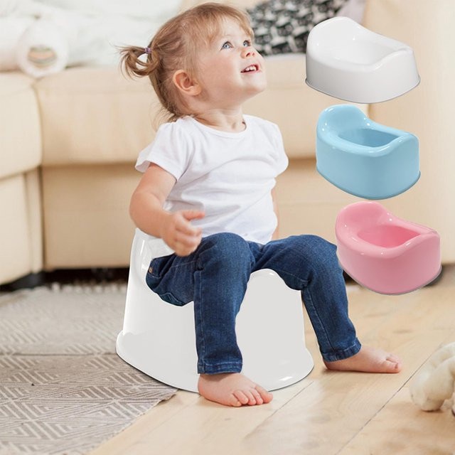 Two Dads Toilettensitz für Kleinkinder und tragbares Reisetöpfchen in Weiß - Bild 1