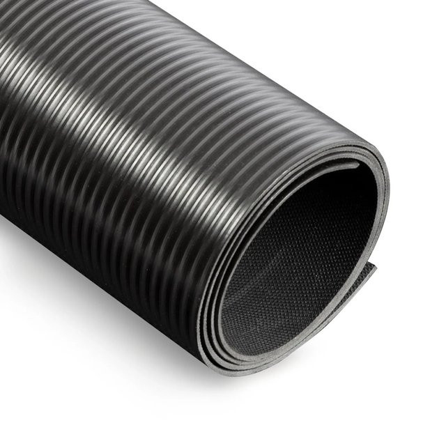 KARAT PVC-Bodenbelag Strips Schwarz, Breite: 120 cm, Tiefe: 1000 cm, Höhe: 0,2 cm - Bild 1