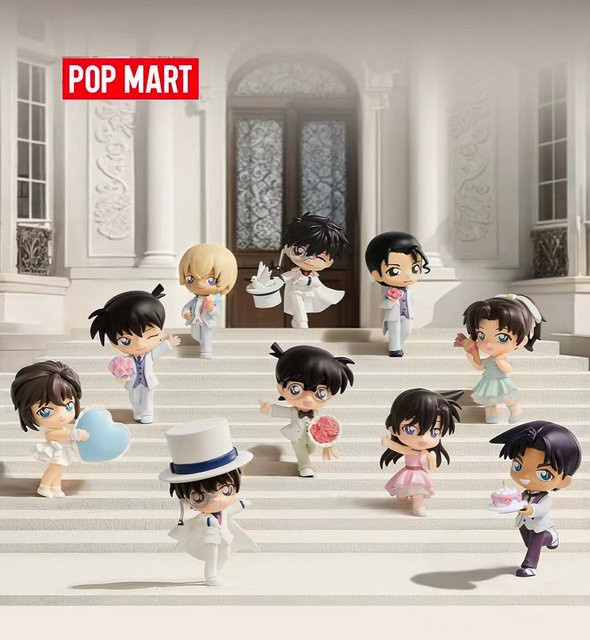 POP MART Detective Conan Jubiläums-Serie Blind Box Kuroba Kaito Figur, Einzelfigur, ab 3 Jahre - Bild 1