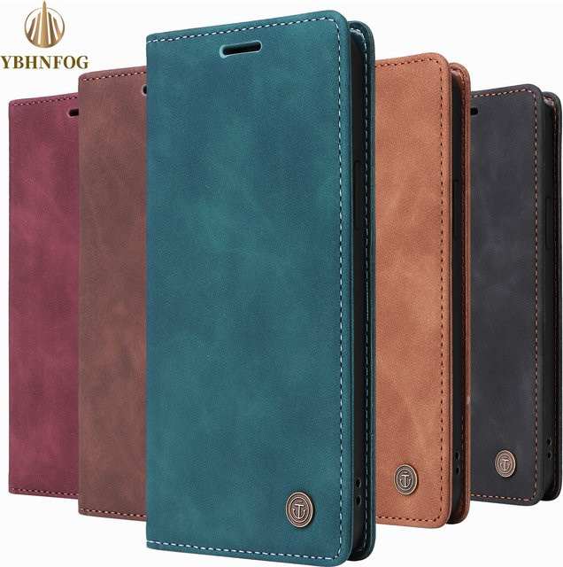 Leder Brieftasche Handyhülle für Xiaomi 13T 14T 11 Lite 12T Pro POCO F3 F5 M3 M4 M5S X6 X5 X3 in Schwarz mit NFC-Halter und Standfunktion - Bild 1