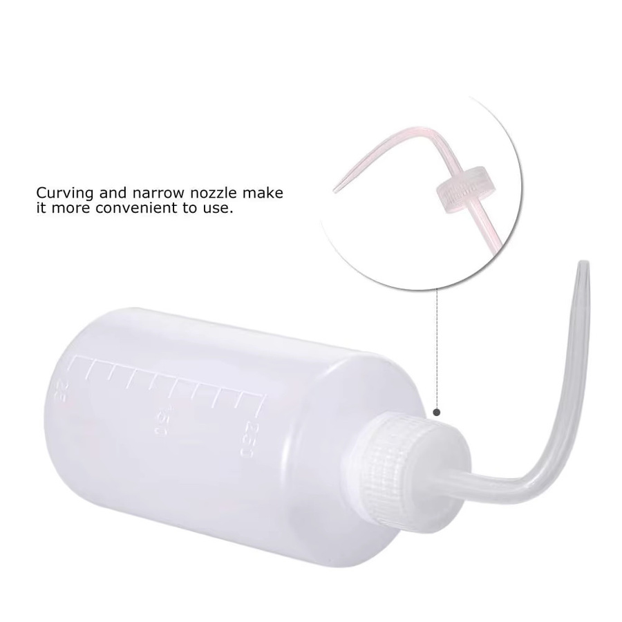 Usiriy Waschflasche für Tattoo und Wimpernverlängerung, 250/500 ml - Bild 3