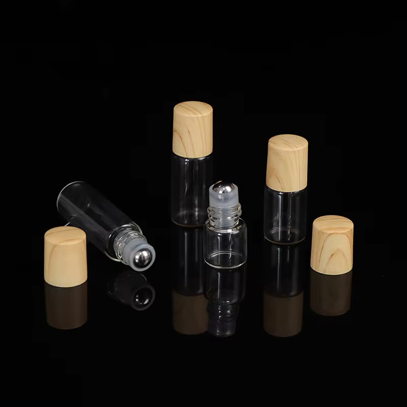 Sommer4 Roll-on-Flasche, nachfüllbar, Glas, für ätherische Öle und Parfüm - Bild 2