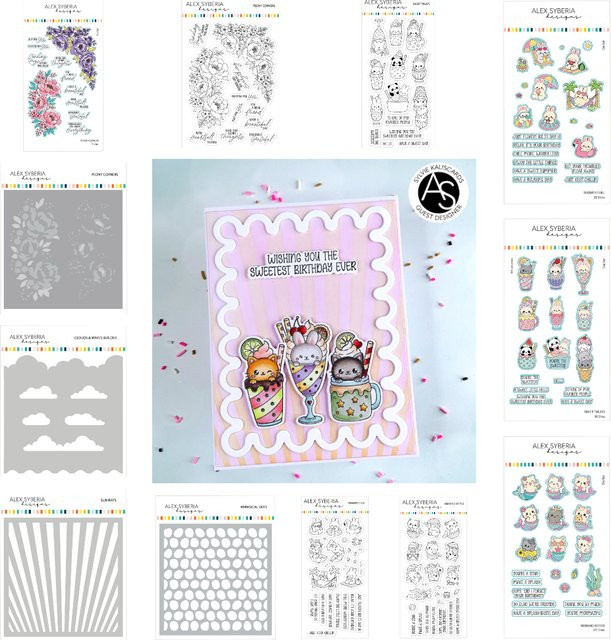 Blumen-Trio-Bouquet Heißfolienplatten und Metallstanzformen für Scrapbooking und DIY-Projekte, Multicolor - Bild 1