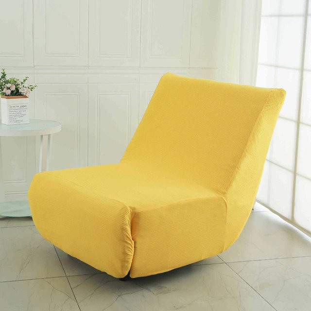 Yiran Furniture Elastische Lazy Sofa Hülle für Sessel, Gelb, B/T: 53 x 40 cm - Bild 1