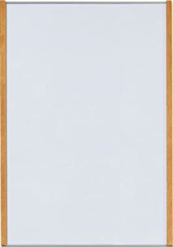 moedel Wandschild LMH DIN A3 Hochformat mit Holz- und Aluminiumrahmen in Silber/Eiche, B: 30,85 cm, H: 42,25 cm - Bild 1