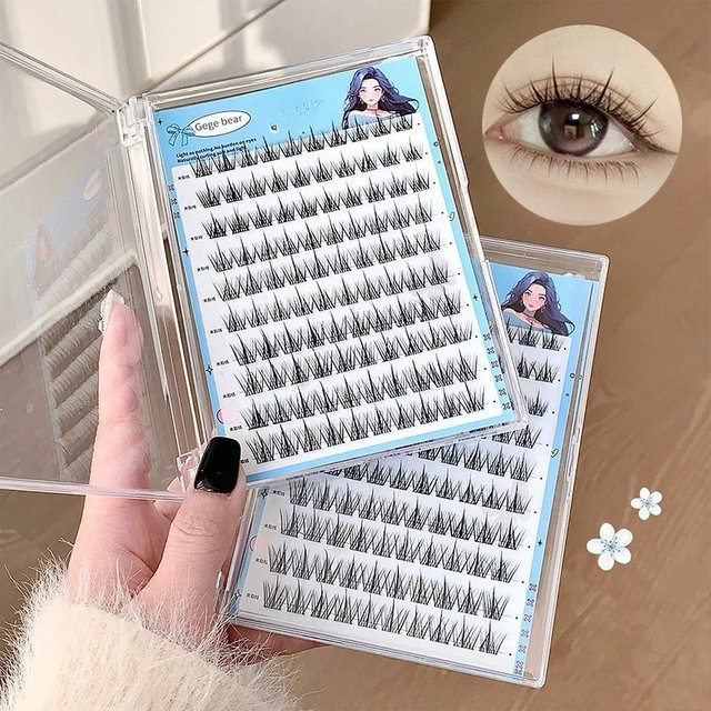 CNKESS Falsche Wimpern, Natürlich, Sonnenblumen-Design - Bild 1