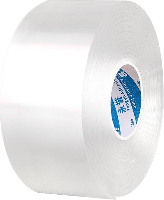 Yiran toy 1 Doppelseitiges Nano-Klebeband Transparent, Wasserdicht und Wiederverwendbar, Breite: 25 mm, Länge: 1 m, Dicke: 2 mm - Bild 1