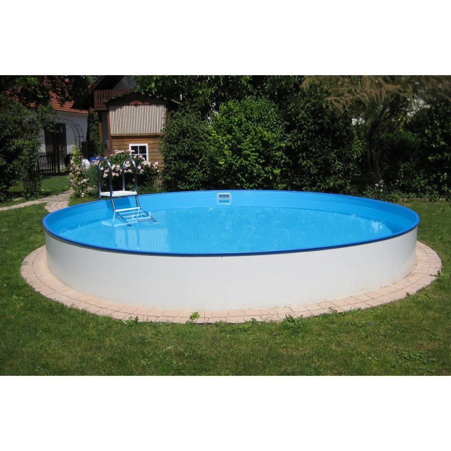 Summer Waves Stahlwand Pool-Set BORNEO Aufstellbecken in Blau, Durchmesser: 500 cm, Höhe: 120 cm - Bild 2