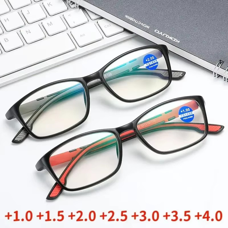 MOYOKA Lesebrille, quadratisch, Vollrand, Kunststoff, schwarz - Bild 2