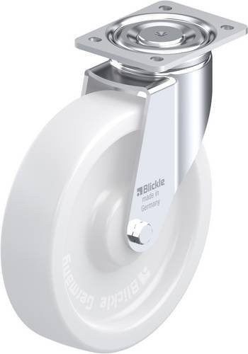 Blickle Lenkrolle LH-SPO 250G mit Kunststoffrad in Weiß, Rad-Durchmesser: 25 cm, Tragfähigkeit: 900 kg - Bild 1
