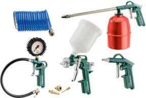 Metabo Druckluft-Werkzeugset LPZ 7 Set in Multicolour - Bild 1