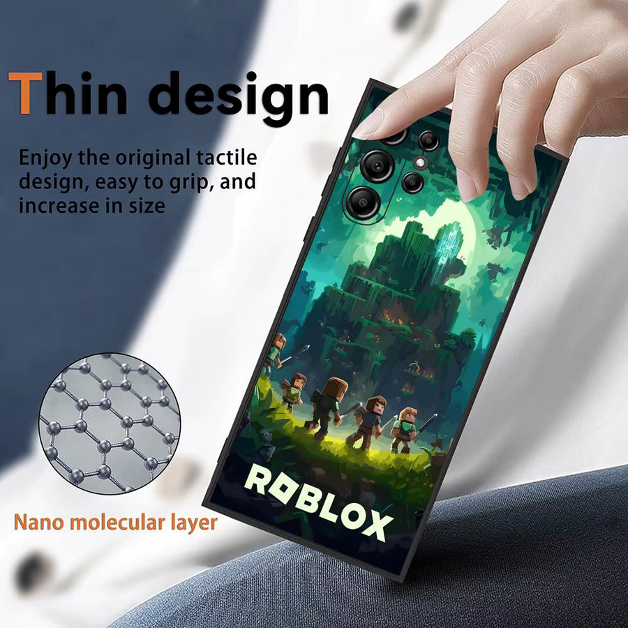 Game R-Roblox Handyhülle für Samsung Galaxy S20 S21 S22 S23 S24 FE Plus Ultra in Schwarz und Multicolour aus weichem TPU - Bild 6