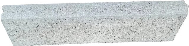 EHL Rasenkantenstein Grau mini abgerundet B: 50 cm, T: 15 cm, H: 5 cm - Bild 1