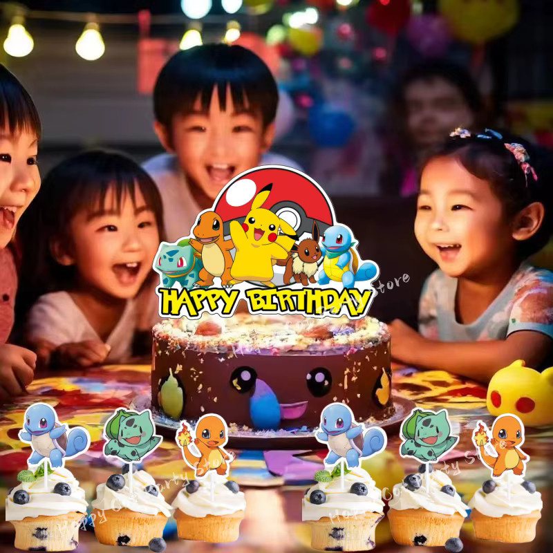TAKARA TOMY Pokemon Kuchen Topper, Pikachu - Bild 2