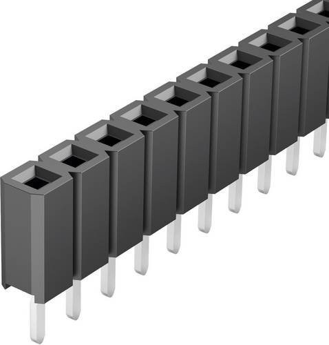 Fischer Elektronik Buchsenleiste Standard, 1 Reihe, 36 Polzahl, grau - Bild 1