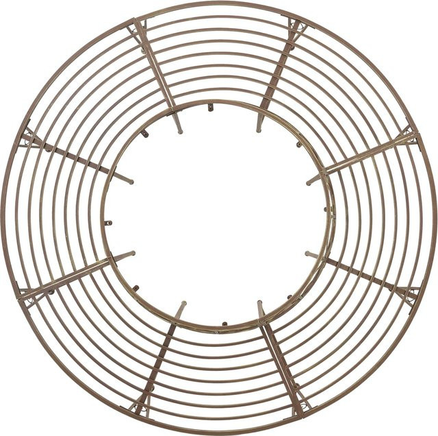 Runde Baumbank von VD Home Furnishing für 8 Sitzplätze aus Stahl in Antikbraun, Durchmesser: 160 cm, Höhe: 89 cm - Bild 1
