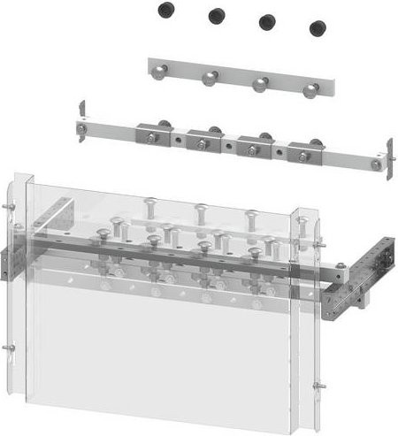 Siemens Energieverteiler 8PQ6000-5BA82 mit transparentem Gehäuse - Bild 1