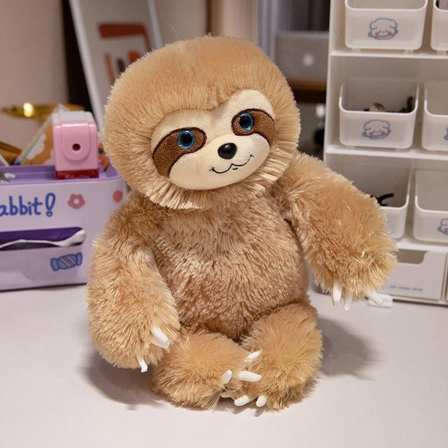 Kidsly Faultier Plüschpuppe, 50cm, Braun - Bild 1