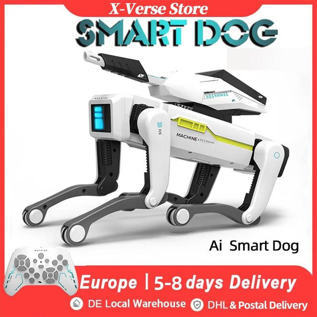X-Verse Intelligenter Roboter Hund, Fernbedienung, Singen, Tanz, Folgen, Musik Spielzeug - Bild 1