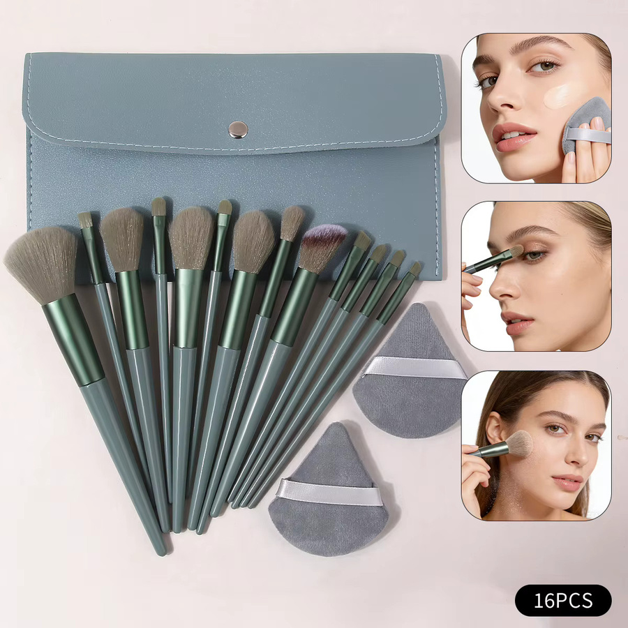 KOSSHOW Make-up-Pinsel-Set mit Aufbewahrungstasche, Unisex - Bild 3