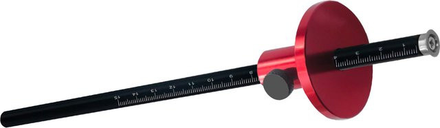 Europäisches Ritzmesser aus Aluminiumlegierung in Rot als Parallelritzwerkzeug für die Holzbearbeitung - Bild 1