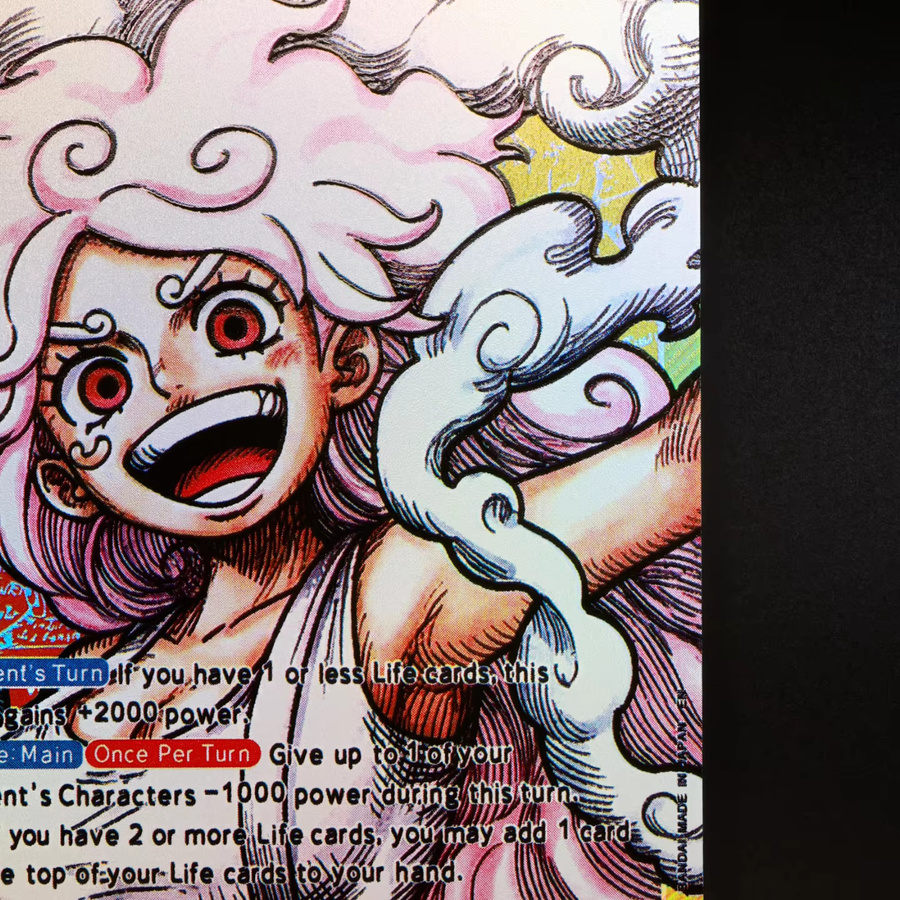 Bandai One Piece Schmuck-Bonney Englische Führerkarte, Folienveredelt, Rot-Gelb - Bild 2