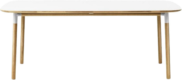 Normann Copenhagen Form Esstisch aus weißer Eiche in skandinavischem Design - Bild 1