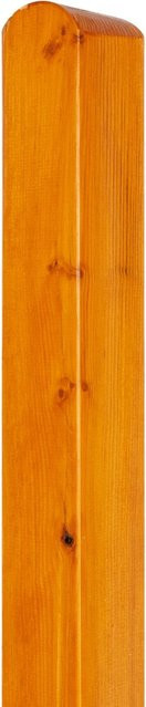 Andrewex Zaunpfosten quadratisch aus Kiefernholz in Braun, B/T/H: 9 x 9 x 185 cm - Bild 1