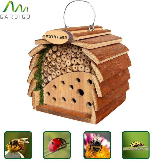 Insektenhotel für Bienen und Marienkäfer - Bild 1