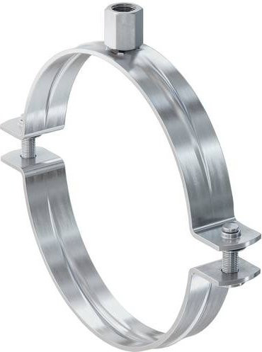 Fischer Rohrschelle FRSN 38-43 M8/M10 in Silber, 50 Stück - Bild 1