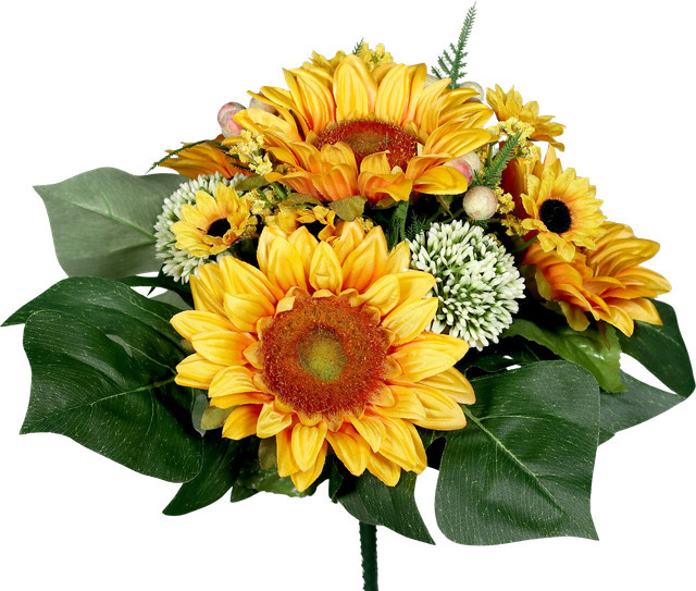 Künstlicher Sonnenblumen-Strauß Tabea von Aplanta, Höhe: 30 cm - Bild 1