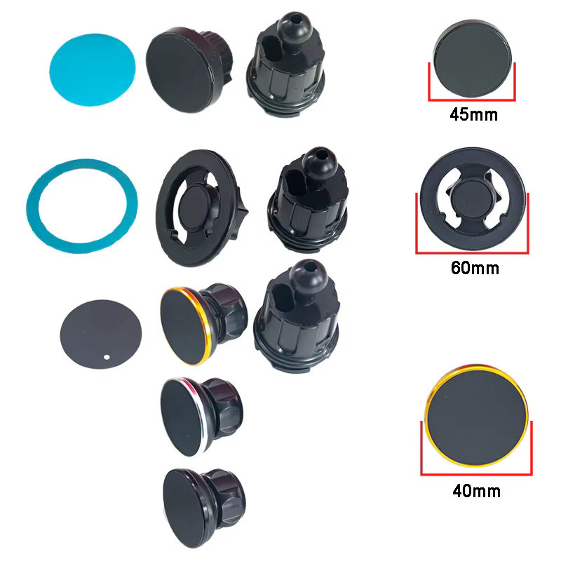Magnetische Handyhalterung und Ladestation für Mercedes Smart 453 Fortwo und Forfour in Schwarz - Bild 3