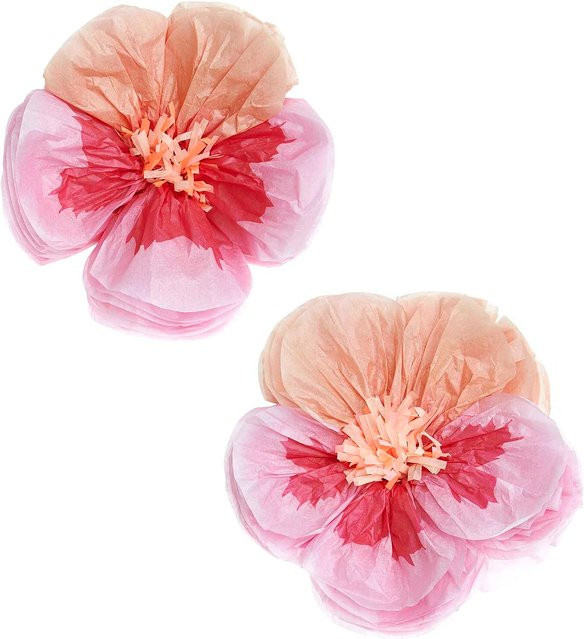 Rico Design Seidenpapierblumen Stiefmütterchen in Pink für das Osterfest - Bild 1