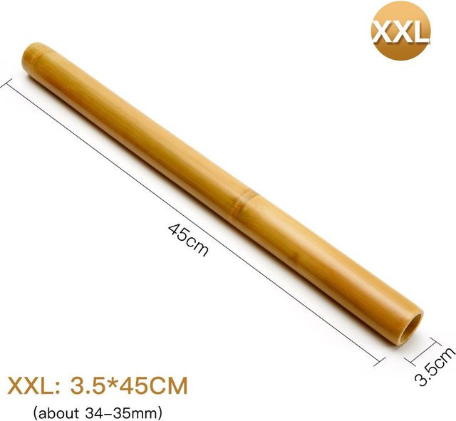 Yushena Massage Stick aus Bambus, XXL, Unisex - Bild 1