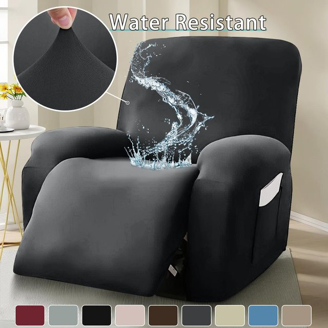 Yiran Furniture Wasserdichter und elastischer Chivas Sesselbezug aus Polyester und Elasthan in Schwarz oder Hellgrau - Bild 1